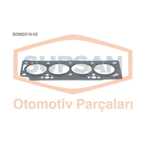 SİLİNDİR KAPAK CONTASI RENAULT KANGOO / MEGANE / L AGUNA 1.9D (ENG. F8Q YENİ MOTOR) 2 ÇENTİK - SACLI ÖZEL KLİNGRİT