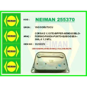 YAĞ SOĞUTUCU CORSA E 1.3 DTE-BIPPER-NEMO-DOBLO-FIORINO-PANDA-PUNTO-QUBO-EGEA--500L-X 1.3 MTJ.