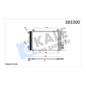 KLİMA RADYATÖRÜ COROLLA