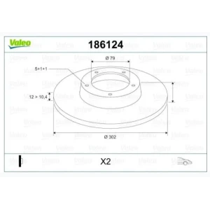 FREN DİSKİ ÖN TAKIM BMW E34 518, 520, 524TDS, 525T