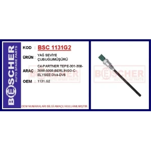 YAĞ SEVİYE ÇUBUĞU/MÜŞÜRÜ C4-PARTNER TEPE-301-308-3008-5008-BERLİNGO-C-ELYSEE DV4-DV6