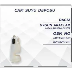SU FİSKİYE DEPOSU DACİA LOGAN SANDERO DUSTER
