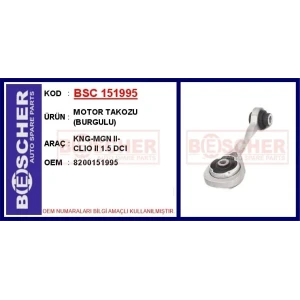 MOTOR TAKOZU (BURGULU) KNG-MGN II-CLIO II 1.5 DCI