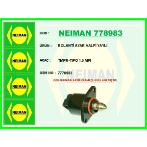 ROLANTİ AYAR VALFİ YAYLI TMPR-TIPO 1.6 MPI