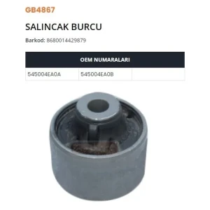 SALINCAK BURCU KÜÇÜK KADJAR-QASHQAI 1.2-1.3-1.5-1. 6 DCI-1.6-1.7