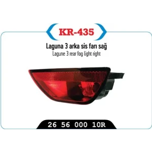 SİS FARI ARKA SAĞ MEGANE 3 III