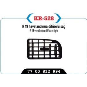 HAVALANDIRMA DIFIZORU SAĞ R19